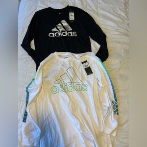 Adidas Big Boys Cotton Tee’s 2 in set New NWT